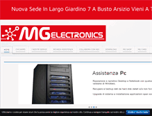 Tablet Screenshot of mg-electronics.com